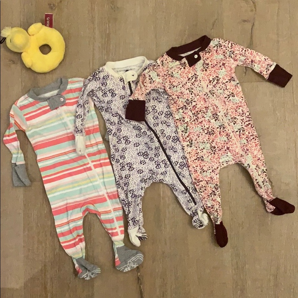 Burts Bees 0-3month PJ Set